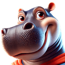 Hippopotame mascotte